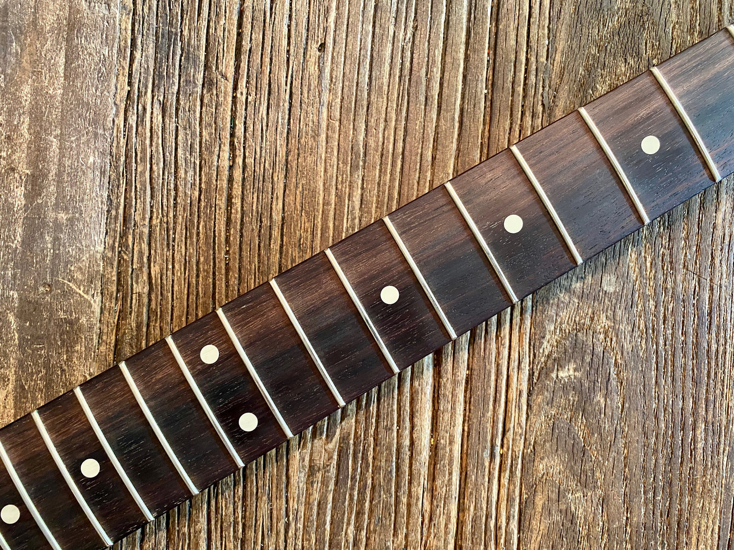 2015 Classic Series Stratocaster Neck + Tuners | Rosewood, Vintage Style Split Post Tuners