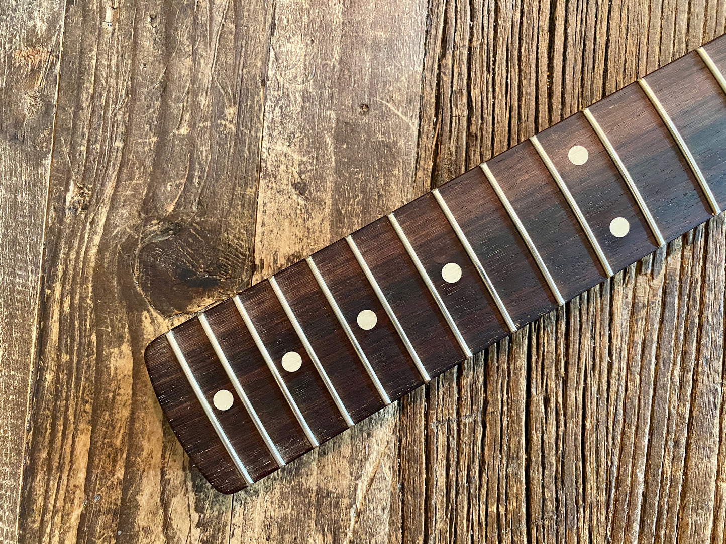 2015 Classic Series Stratocaster Neck + Tuners | Rosewood, Vintage Style Split Post Tuners