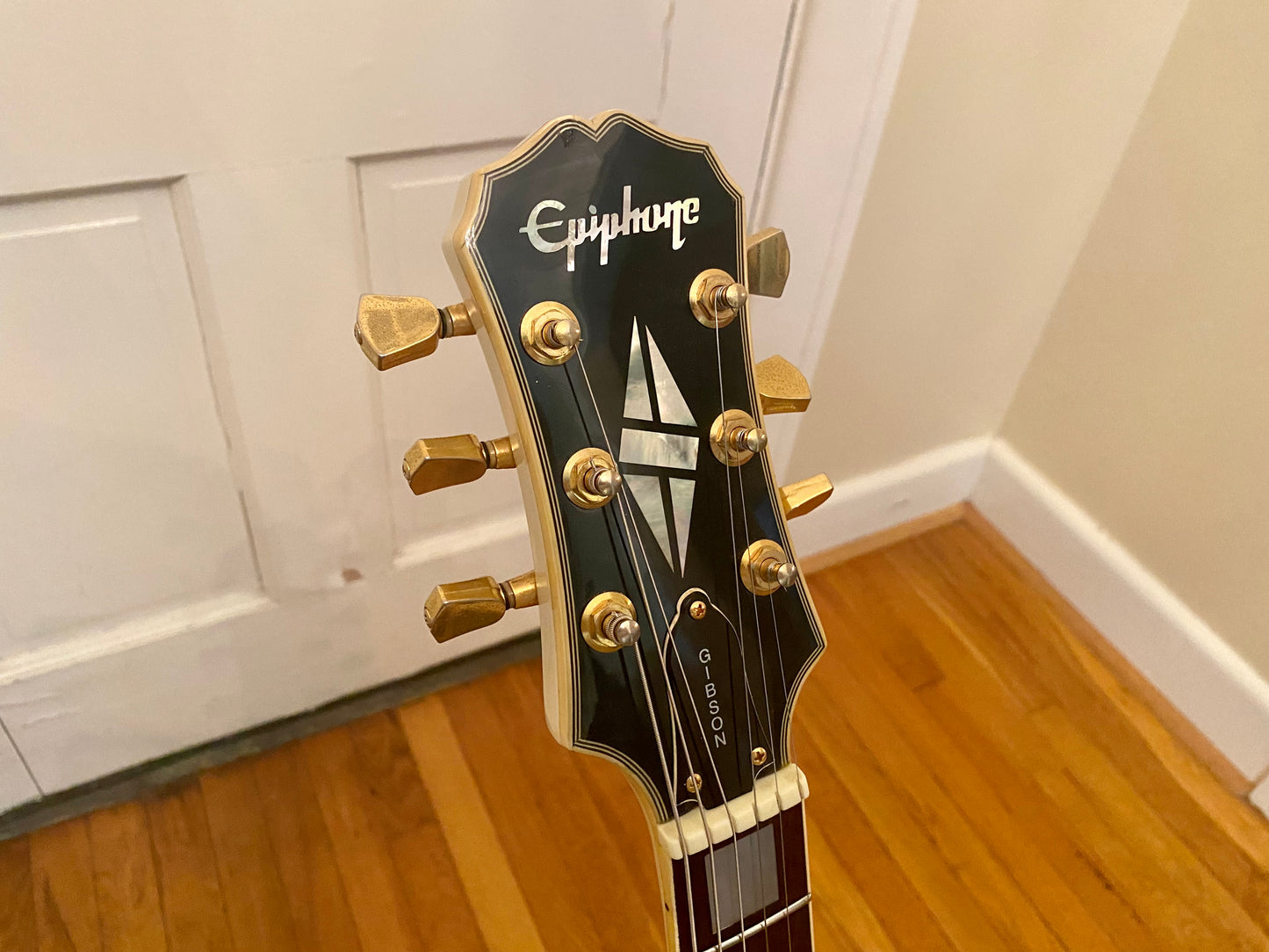 1993 MIK Les Paul Custom | Slim Taper Neck, Aged White, Fresh Setup, Hard Case