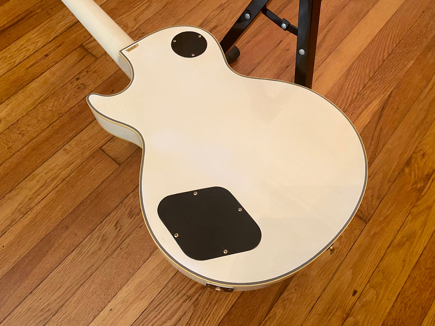 1993 MIK Les Paul Custom | Slim Taper Neck, Aged White, Fresh Setup, Hard Case