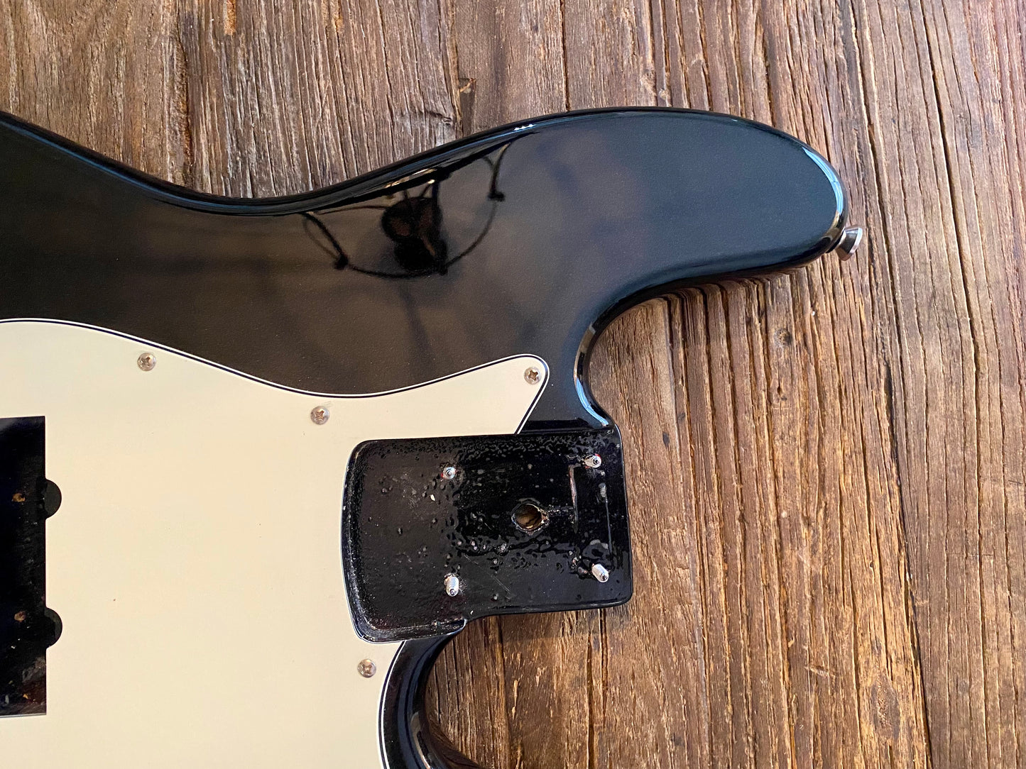 2004 Standard Series Jazz Bass Body + Hardware | Charcoal Black