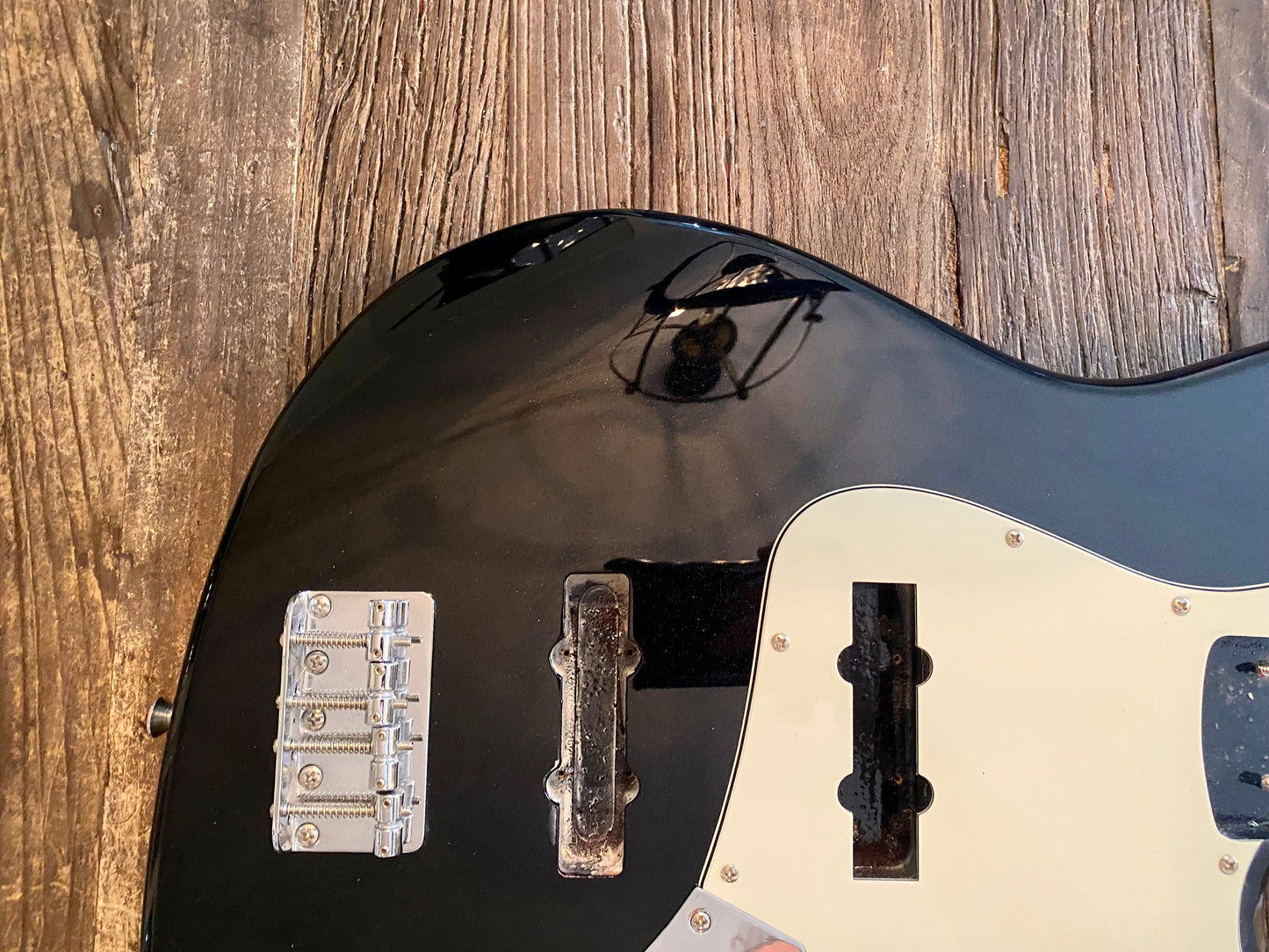 2004 Standard Series Jazz Bass Body + Hardware | Charcoal Black