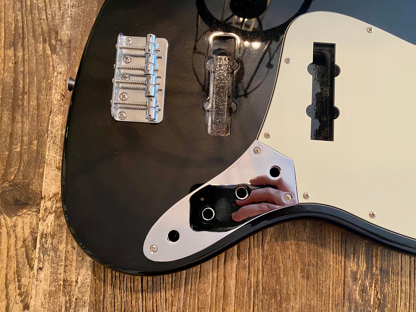 2004 Standard Series Jazz Bass Body + Hardware | Charcoal Black