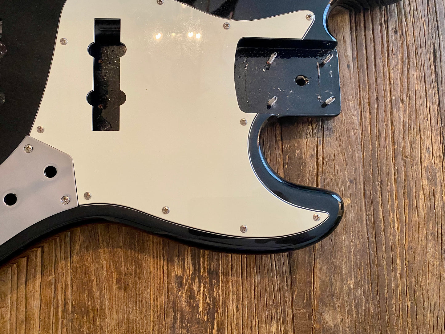 2004 Standard Series Jazz Bass Body + Hardware | Charcoal Black