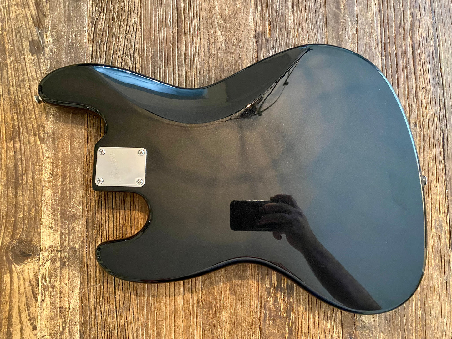 2004 Standard Series Jazz Bass Body + Hardware | Charcoal Black