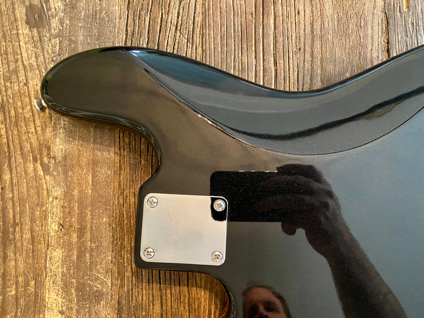 2004 Standard Series Jazz Bass Body + Hardware | Charcoal Black