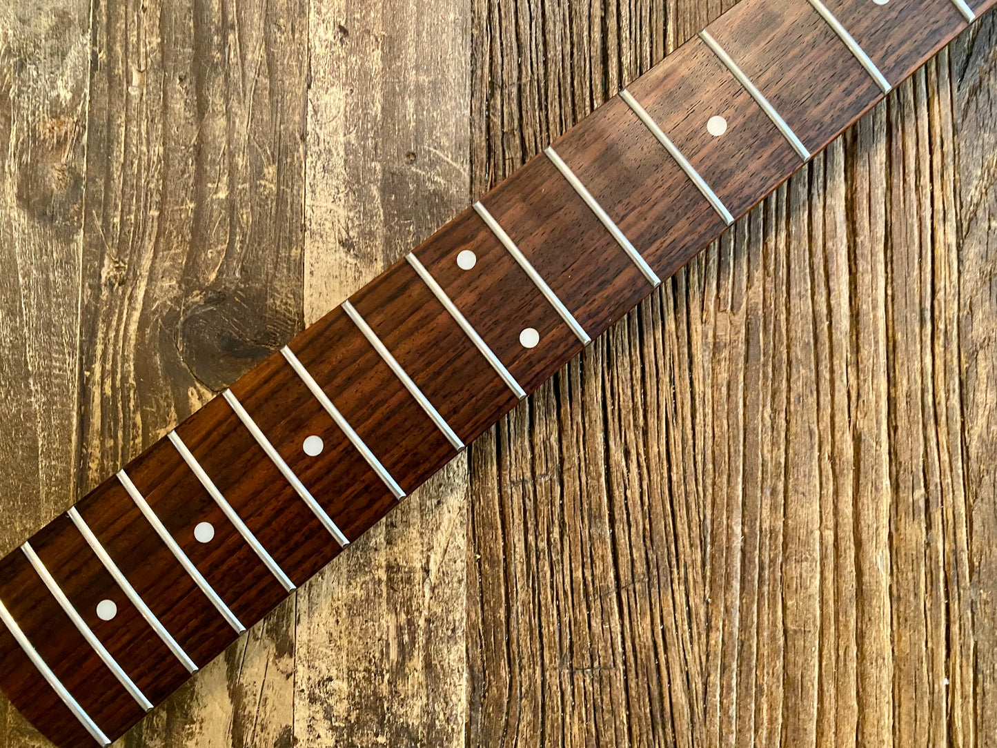 2004 Standard Series Jazz Bass Neck + Tuners | Satin Finish, Rosewood Board