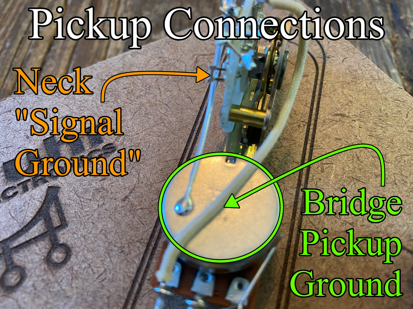 Telecaster 4-Way Wiring Kit | Bourns PBD241 Low-Friction 250 kΩ Audio Taper Pots, Oak Grigsby Switch, Mallory 150 Cap