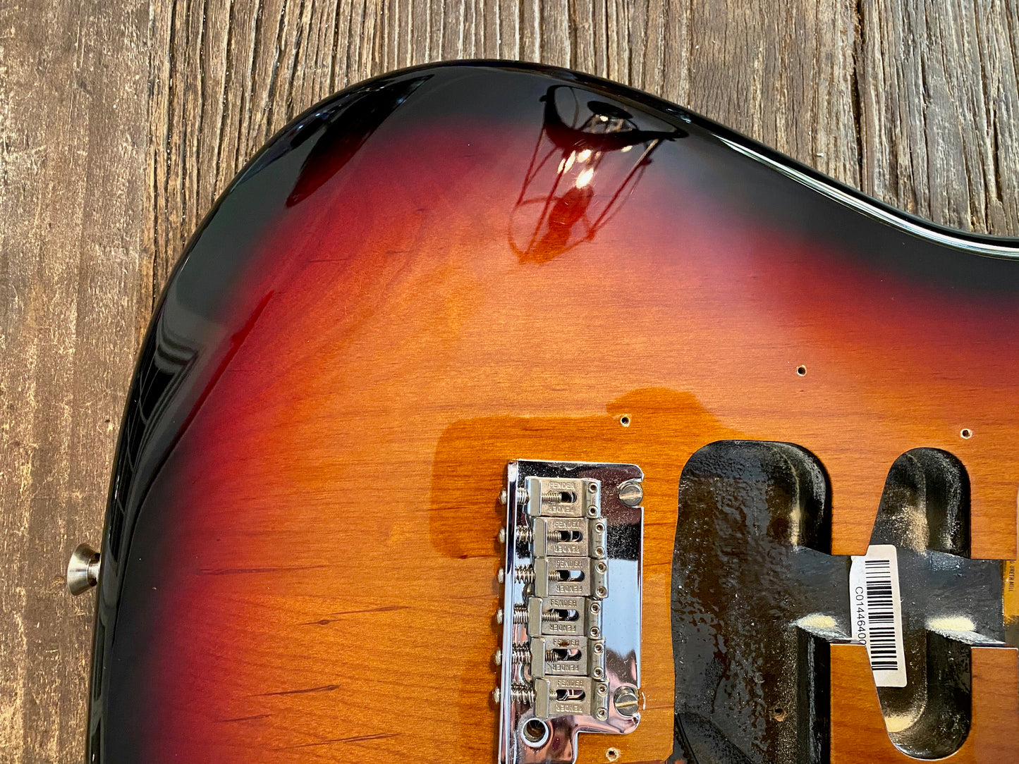 2016 Fender American Standard Stratocaster Body + Hardware | 3-Tone Sunburst, 2-Point Tremolo