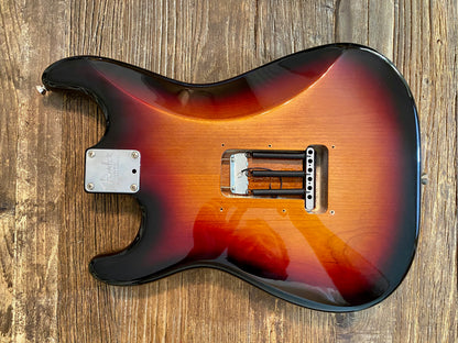 2016 Fender American Standard Stratocaster Body + Hardware | 3-Tone Sunburst, 2-Point Tremolo