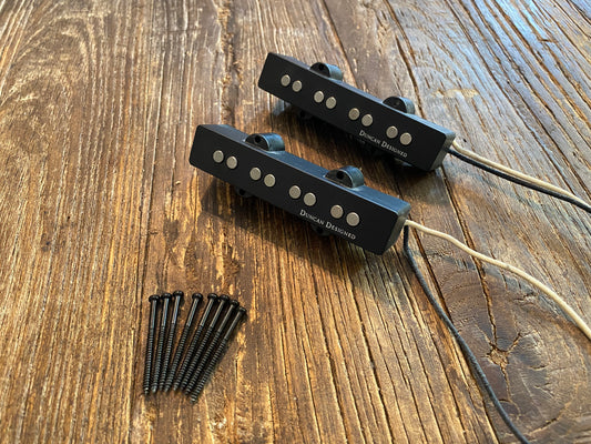 Seymour Duncan Designed JB101 Jazz Bass Pickup Set | Long Leads, Screws, Mounting Foam