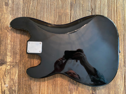 2002 Squier by Fender Affinity P-Bass Body + Hardware | Bridge, Neck Plate, Pickguard