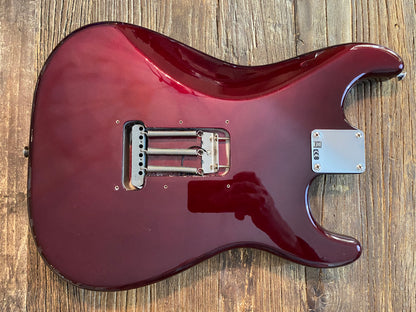 2009 Fender Standard Stratocaster Body + Hardware | Wine Red, Lefty