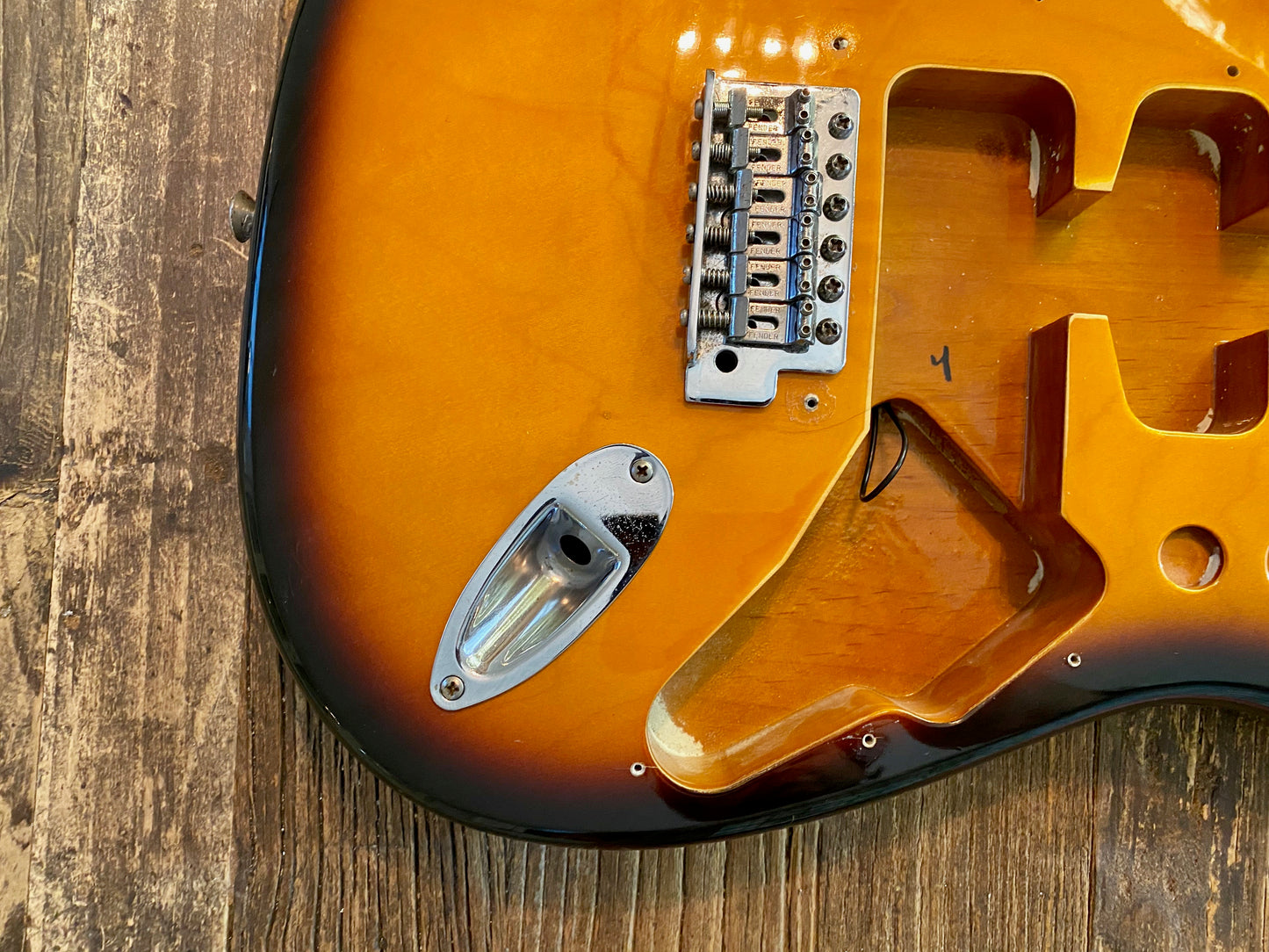 1999 Fender Standard Stratocaster Body + Hardware | 3-Tone Sunburst