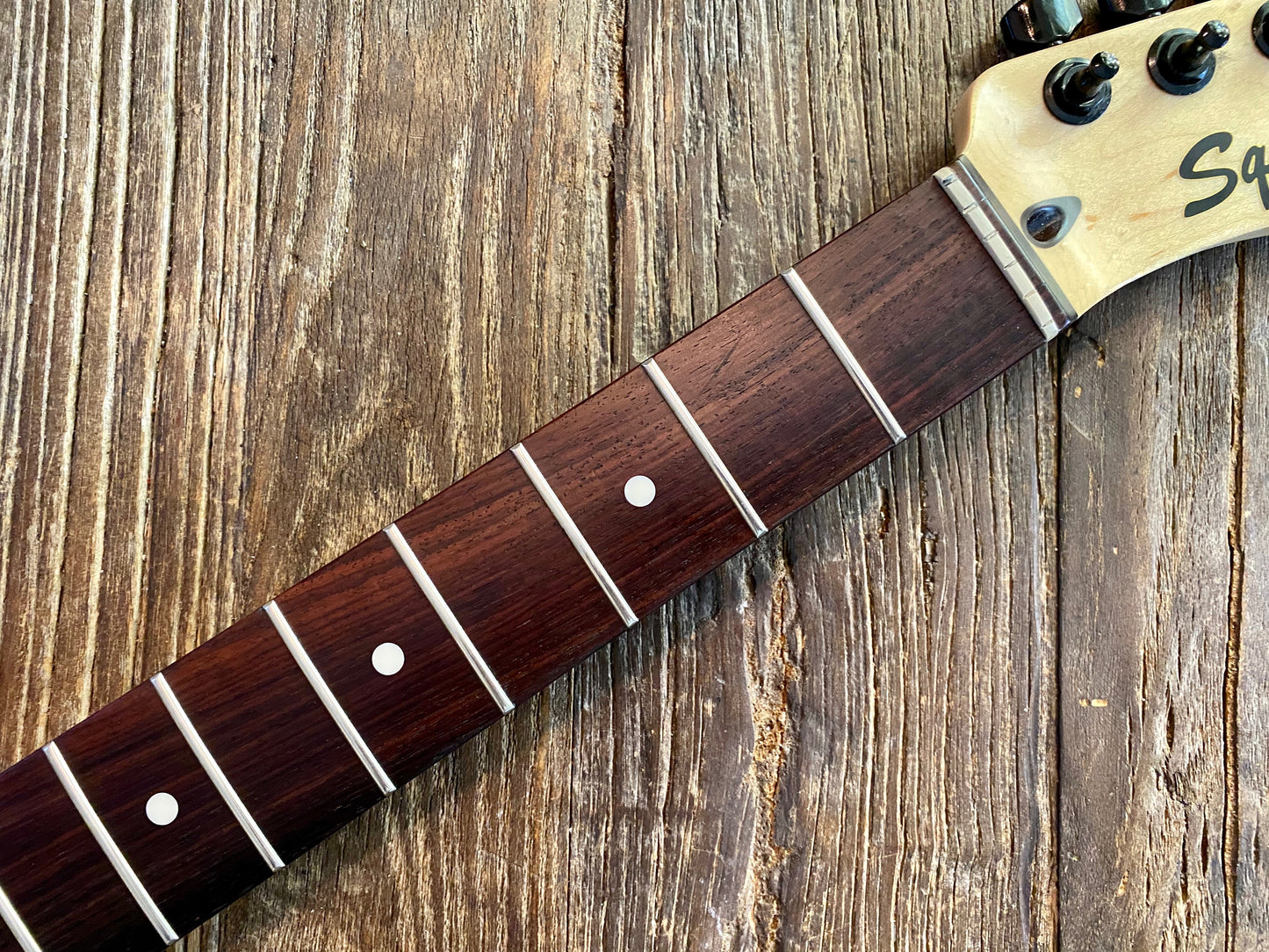2016 Squier by Fender Jim Root Neck + Tuners | Satin Maple w/ Rosewood, 22-Frets