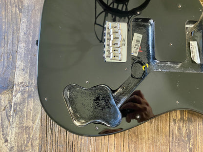 2016 Fender American Professional Deluxe Body + Hardware | Black, 4 lbs 11 oz, Black Schaller Straplocks