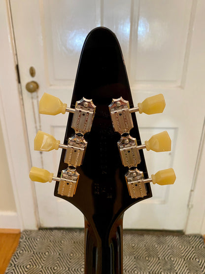 2012 Gibson USA '67 Reissue Flying V | Gloss Ebony, Original Hardcase, Very Clean