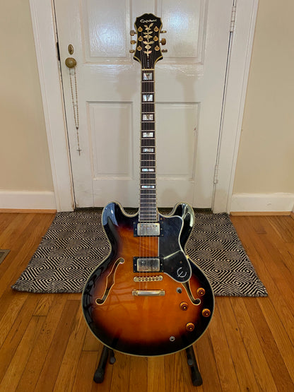 1997 Epiphone Sheraton Pro II MIK | Vintage Sunburst, TKL Hard Case