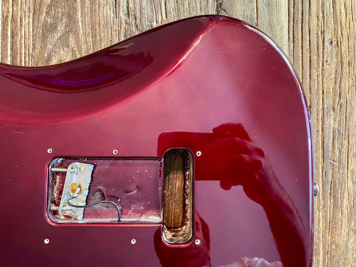 2001 Fender Standard Series Stratocaster Body | Wine Red, HSS