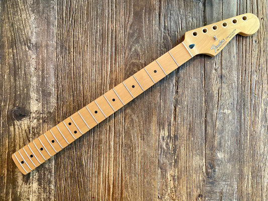 Modified 2001 Fender Standard Series Stratocaster Neck | Vintage Sized Frets, Maple Fretboard,