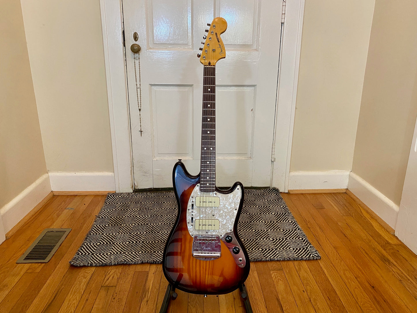 RARE 2014 Fender Modern Player Mustang MP-90 | Honey Burst, P90 Pickups, Fresh Setup, Re-Wire w/ CTS Switchcraft