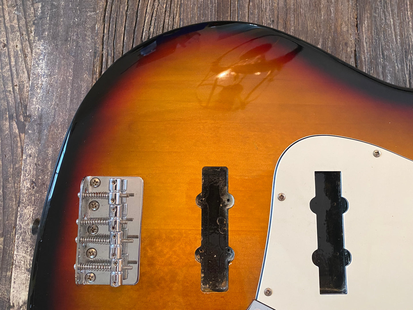 2002 Standard Series Jazz Bass Body + Hardware | 3-Tone Sunburst, Very Clean