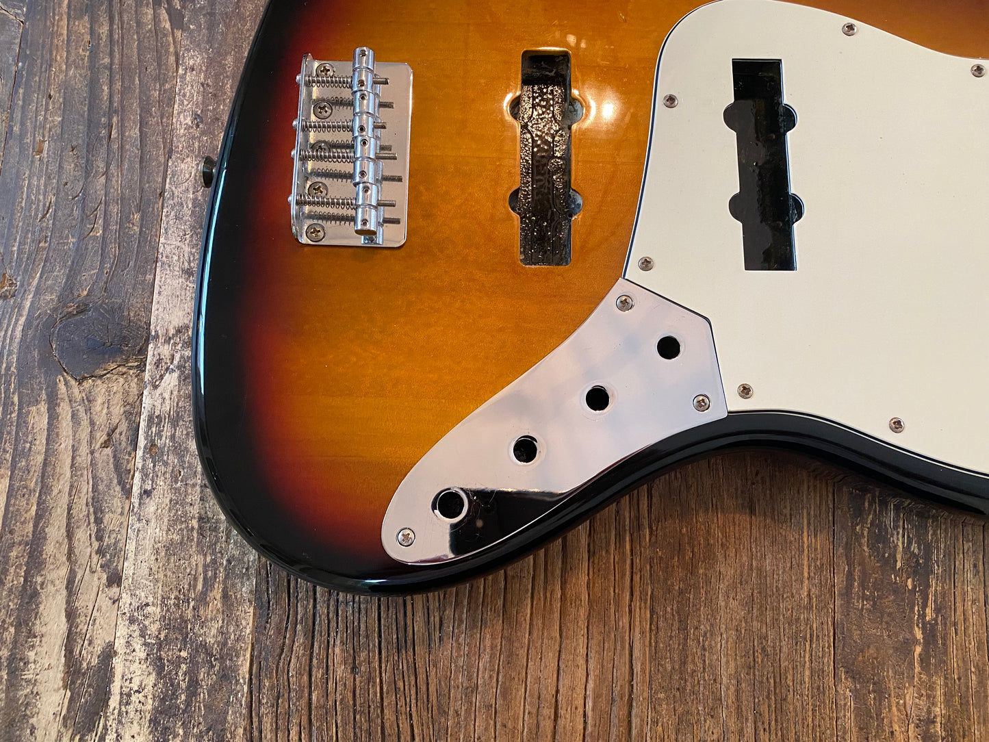 2002 Standard Series Jazz Bass Body + Hardware | 3-Tone Sunburst, Very Clean
