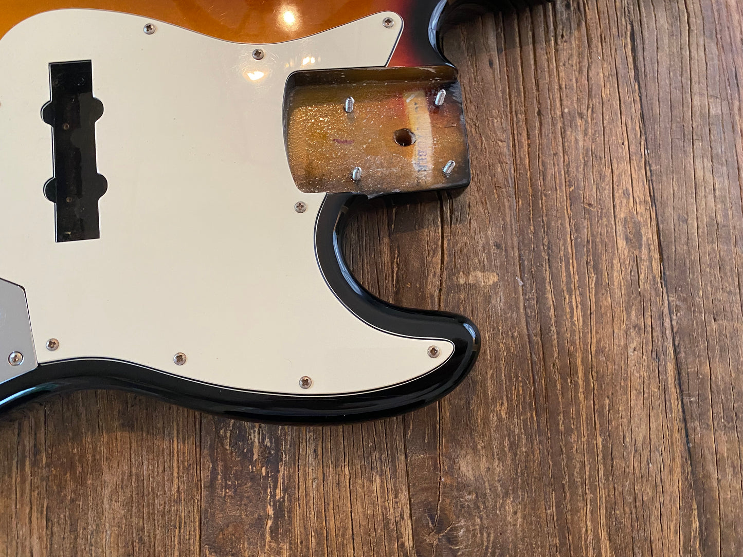 2002 Standard Series Jazz Bass Body + Hardware | 3-Tone Sunburst, Very Clean