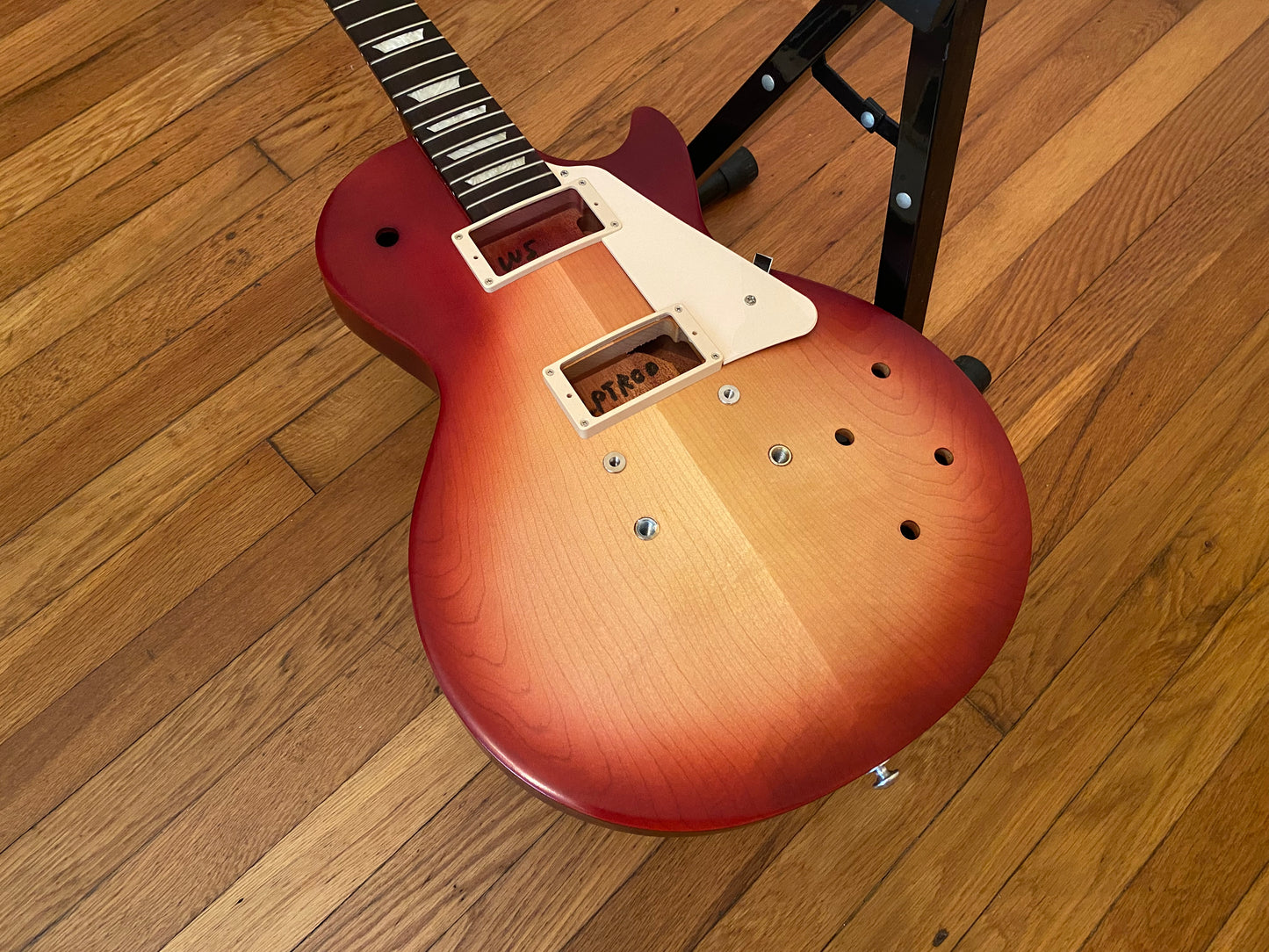 Pristine Condition | 2021 Gibson USA Les Paul Tribute Body & Neck (Husk) | Satin Cherry Sunburst