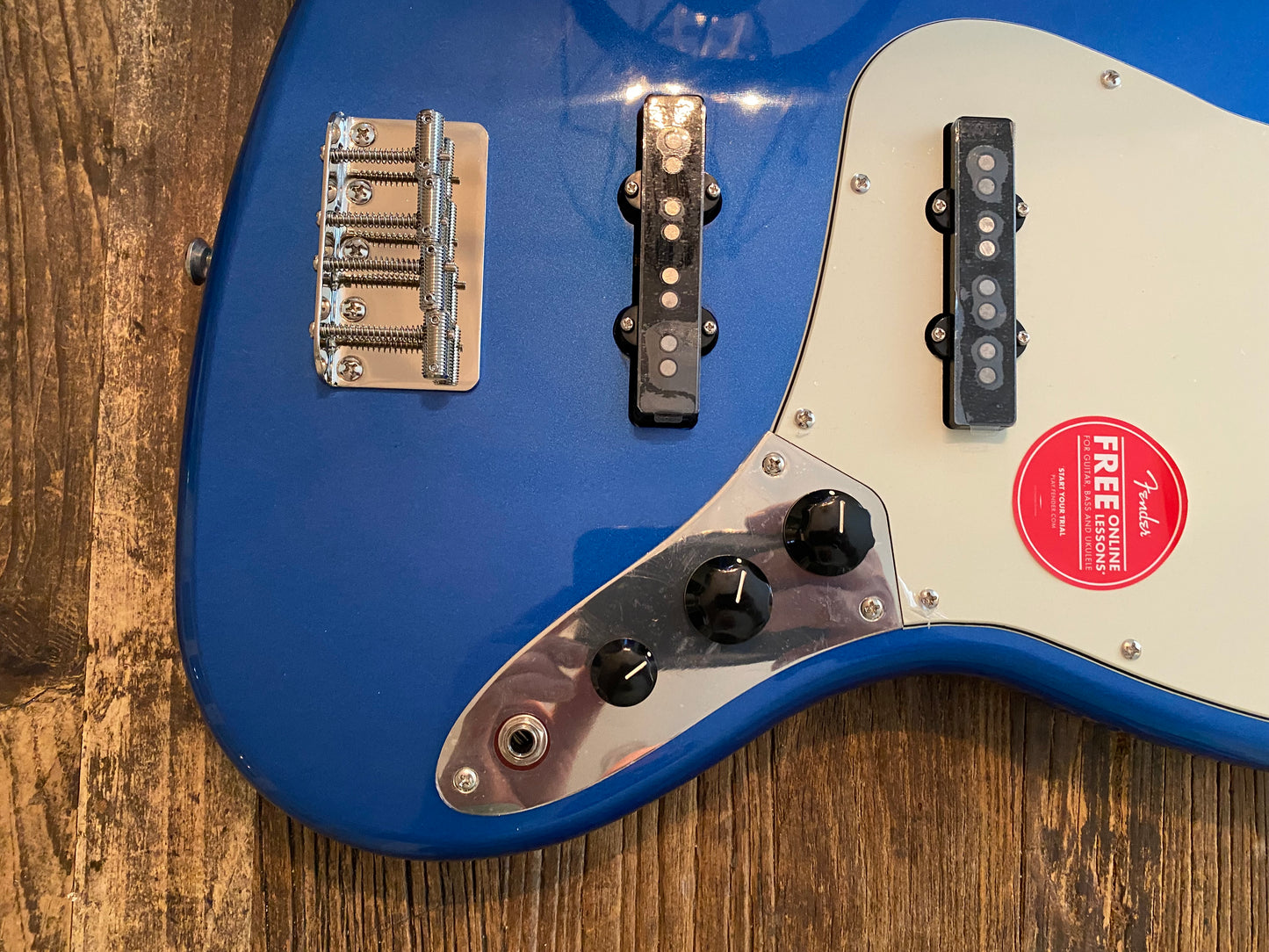2022 Classic Vibe Late 60s Jazz Bass Loaded Body | Lake Placid Blue, Pristine