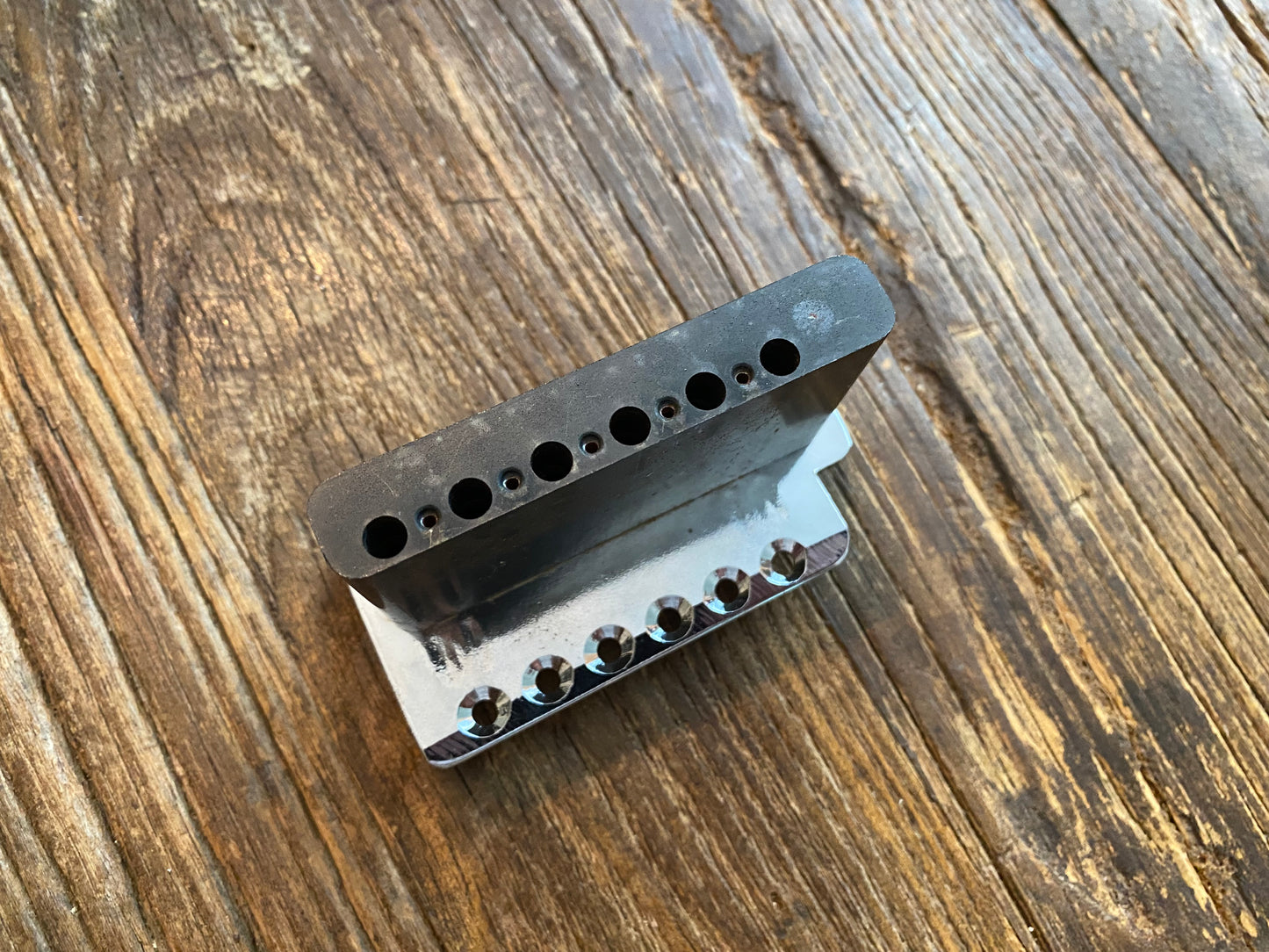 GFS Stratocaster Style Tremolo Bridge | 11 oz, 2-1/16 String and Mounting Spacing