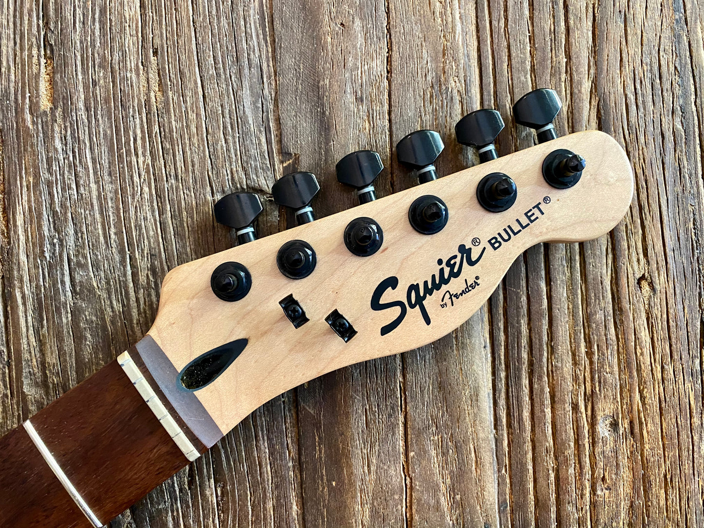 2013 Squier Bullet Telecaster Neck + Tuners | 25.5" Scale, 22-Fret Rosewood Board, 9.5" Radius