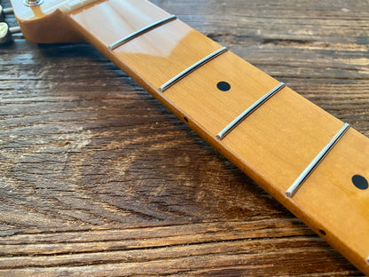 2019 Classic Vibe 70s Telecaster Neck + Tuners | Maple w/ Vintage Style Split Post Tuners