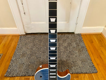 Neck Crack 2018 Gibson USA Les Paul Classic Player Plus Body | Ocean Blue, P90