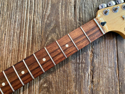 2017 Fender Mustang Neck + Tuners | 24" Scale, 22-Fret Rosewood Board