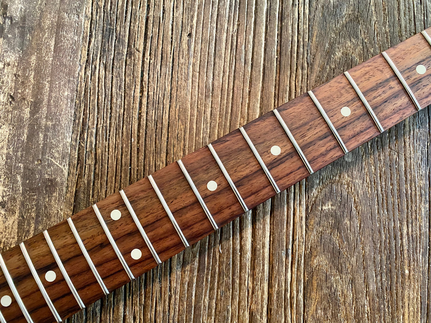 2017 Fender Mustang Neck + Tuners | 24" Scale, 22-Fret Rosewood Board