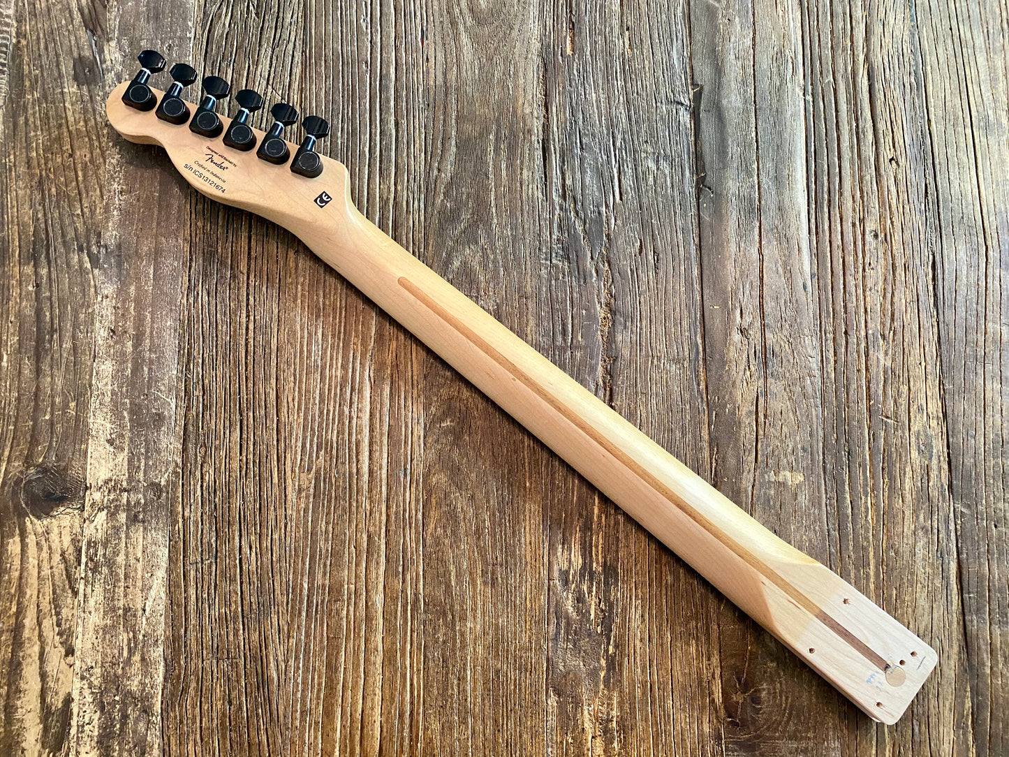 2013 Squier Bullet Telecaster Neck + Tuners | 25.5" Scale, 22-Fret Rosewood Board, 9.5" Radius