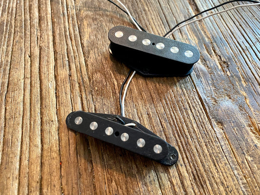 Vintage Seymour Duncan Quarter-Pound Telecaster Pickup Set | Super Clean, Long Leads, No Logos