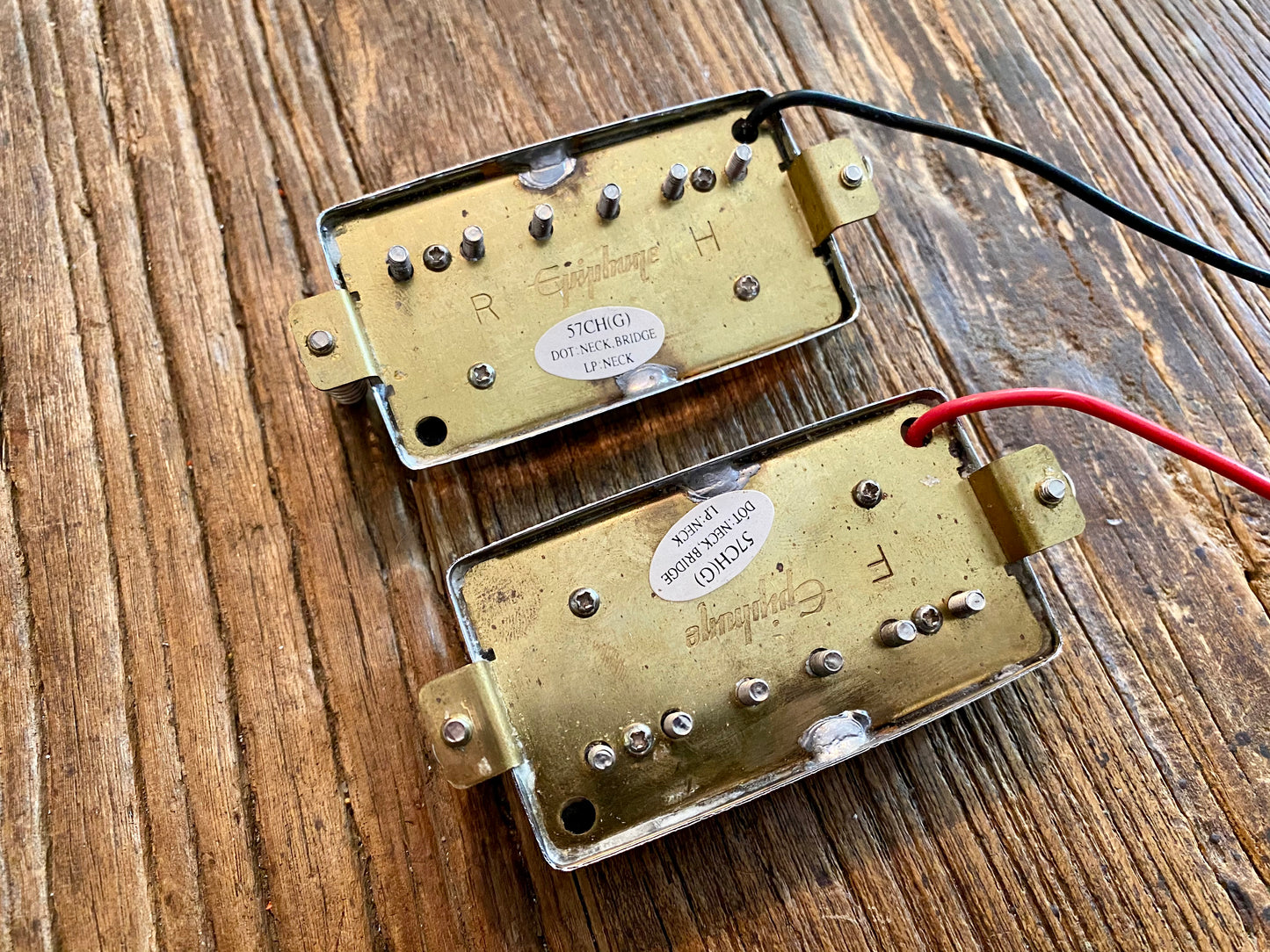 Epiphone 57CH Dot Pickup Set | Chrome Finish, Long Leads, Springs, Screws