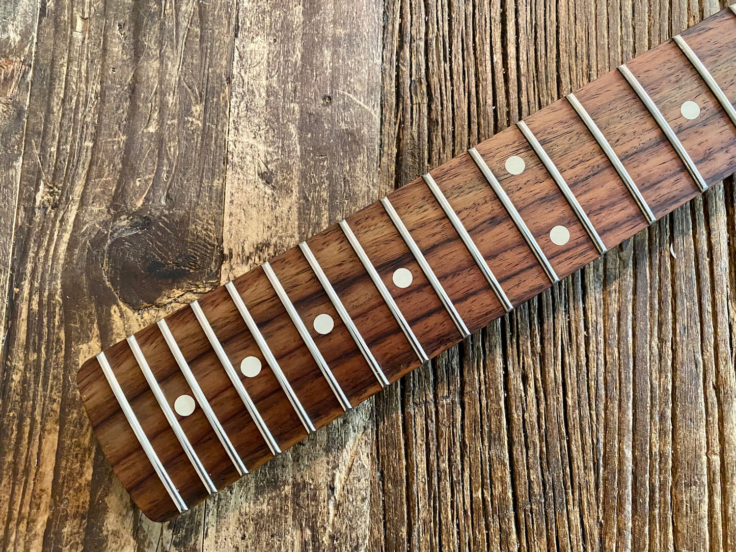 2017 Fender Mustang Neck + Tuners | 24" Scale, 22-Fret Rosewood Board