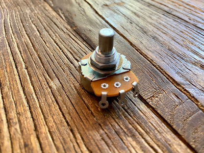 Potentiometer | 3/8" Bushing / .25" Solid Shaft | Multiple Values and Tapers