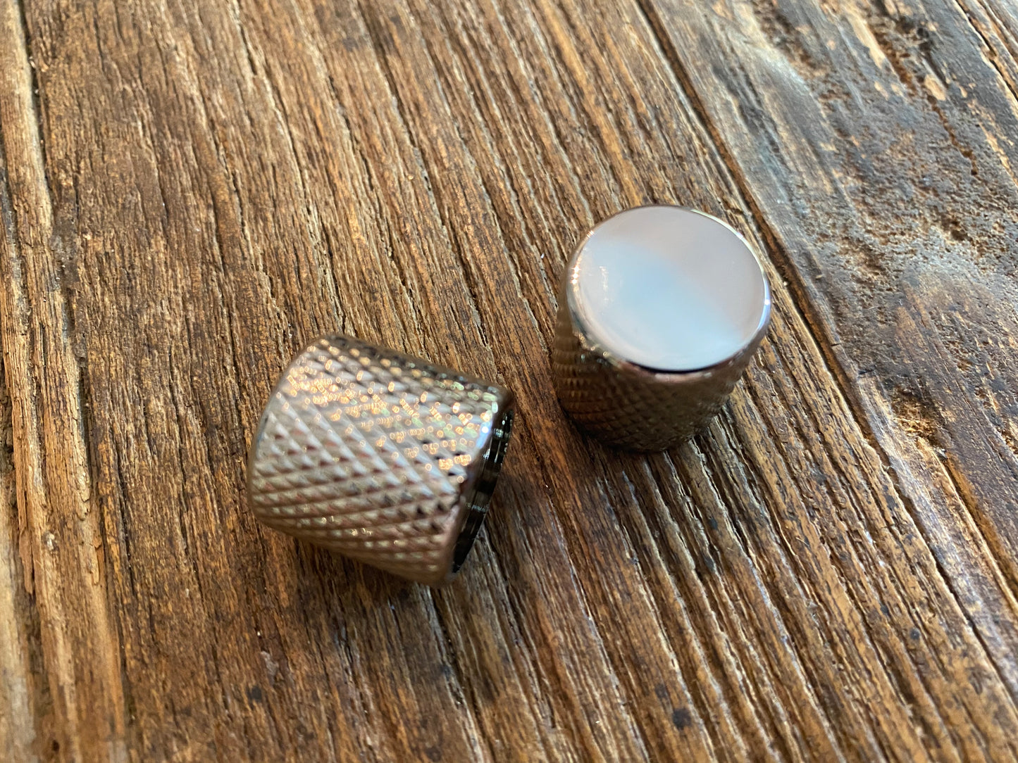 Brass Or Aluminum Barrel Knob Set Of 2 With 1/4 in. Internal Diameter