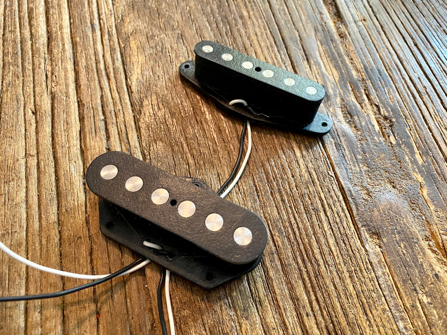 Vintage Seymour Duncan Quarter-Pound Telecaster Pickup Set | Super Clean, Long Leads, No Logos