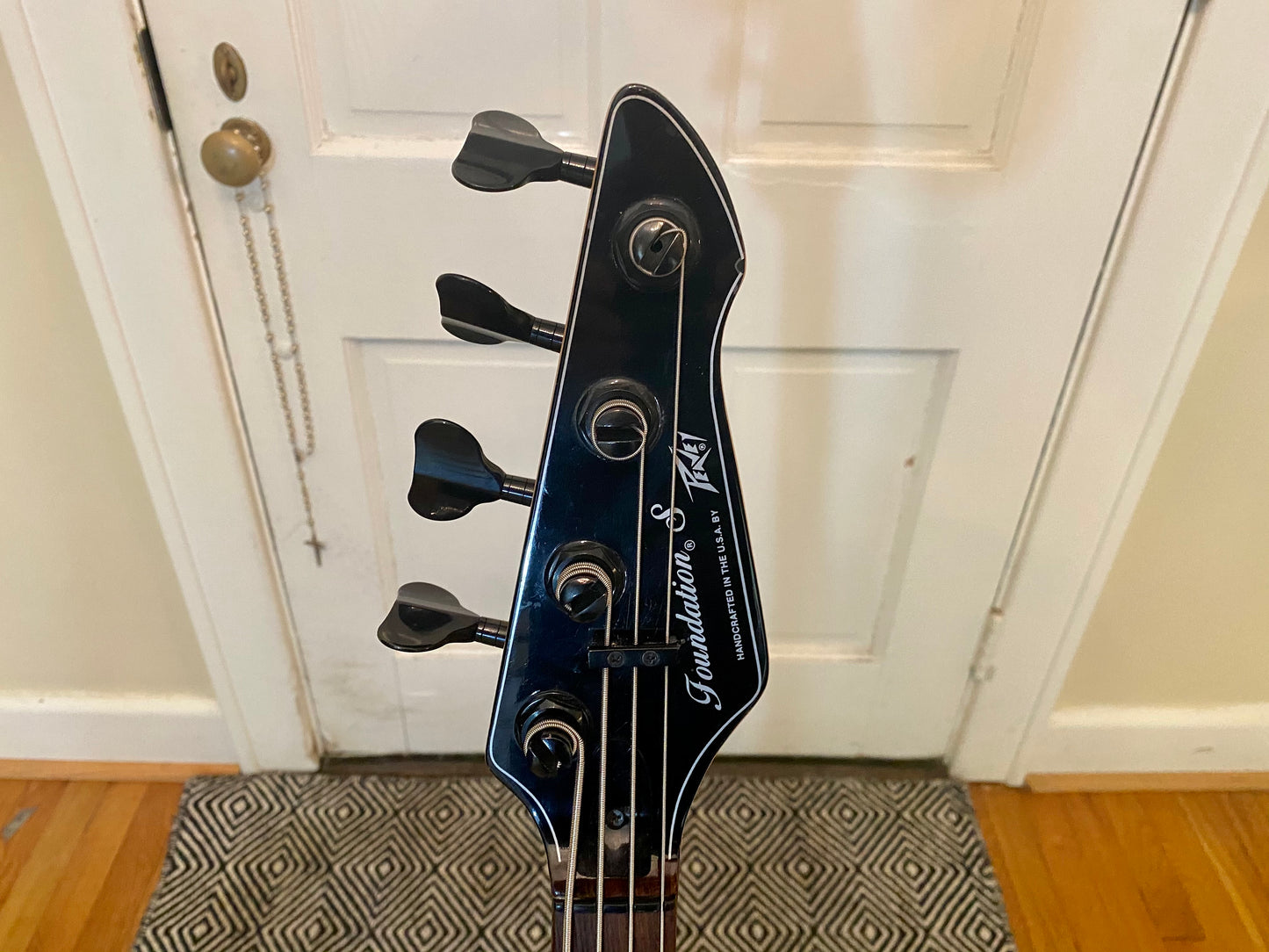 1988 Peavey USA Made Foundation S 4-String P/J Bass | Black, Super Clean