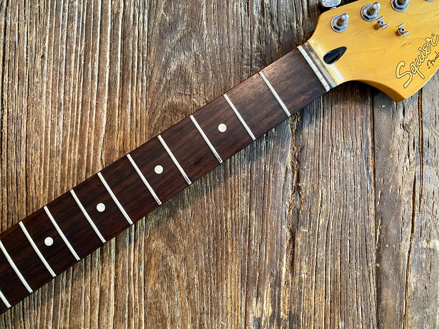 2006 Squier by Fender Jagmaster Neck + Tuners | Rosewood Board, 24" Scale