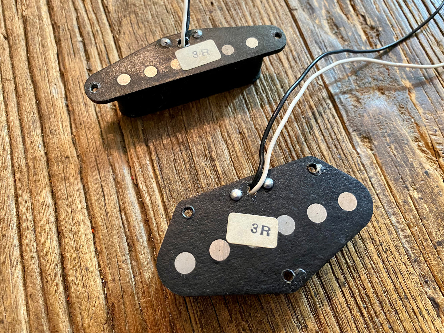 Vintage Seymour Duncan Quarter-Pound Telecaster Pickup Set | Super Clean, Long Leads, No Logos