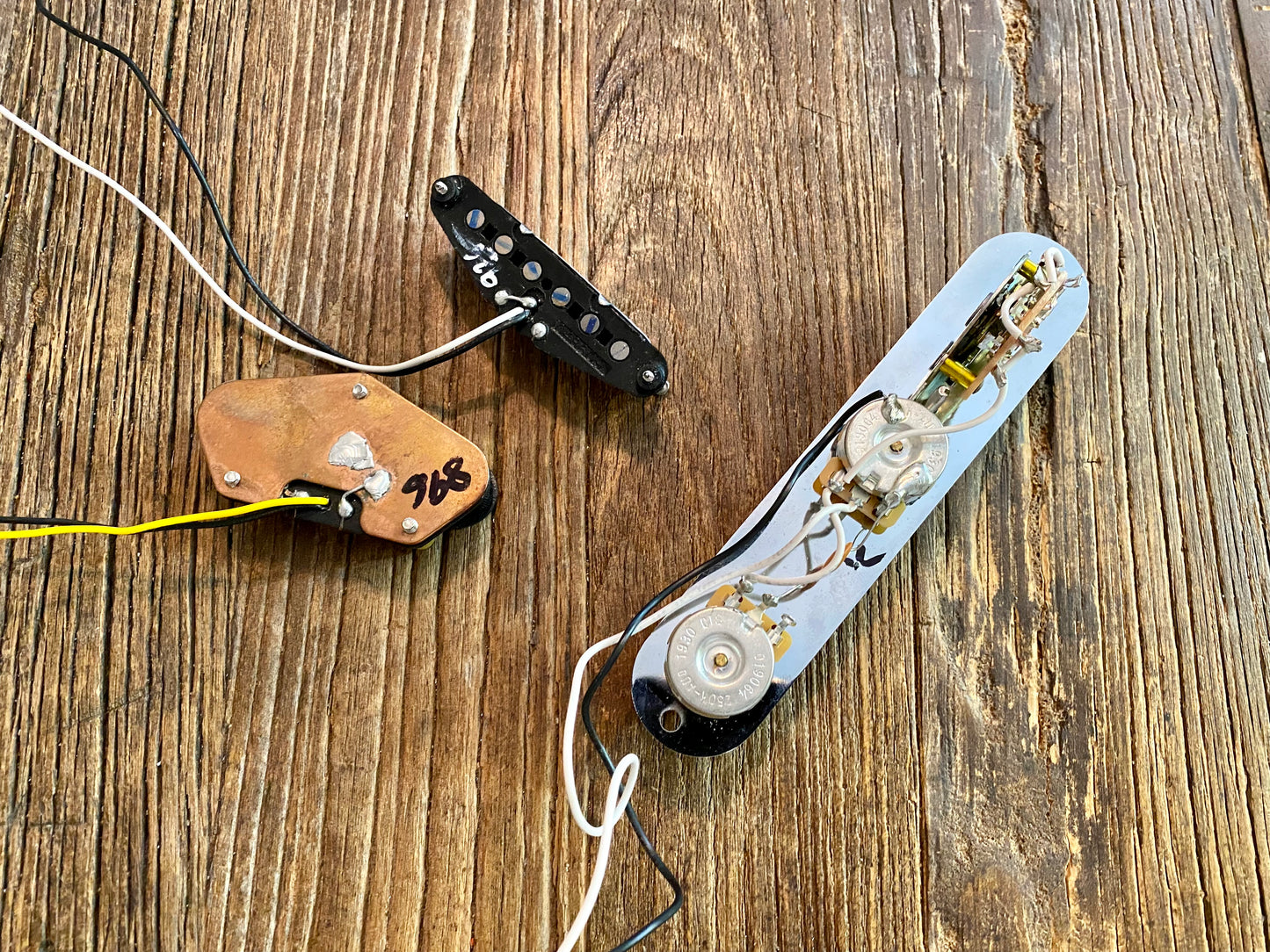2019 Fender Vintera Pickups + Control Plate + Pickguard | AlNiCo 3 Pickups