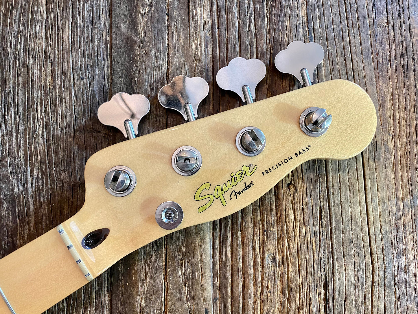 2008 Squier by Fender Classic Vibe 50s Precision Bass Neck + Tuners | Maple w/ Telecaster Headstock