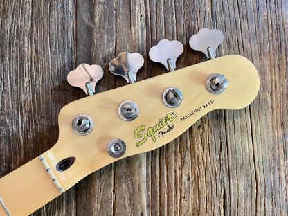 2008 Squier by Fender Classic Vibe 50s Precision Bass Neck + Tuners | Maple w/ Telecaster Headstock
