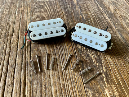 Seymour Duncan Designed HB-103 Humbucker Set | White, Long Leads, Springs & Screws